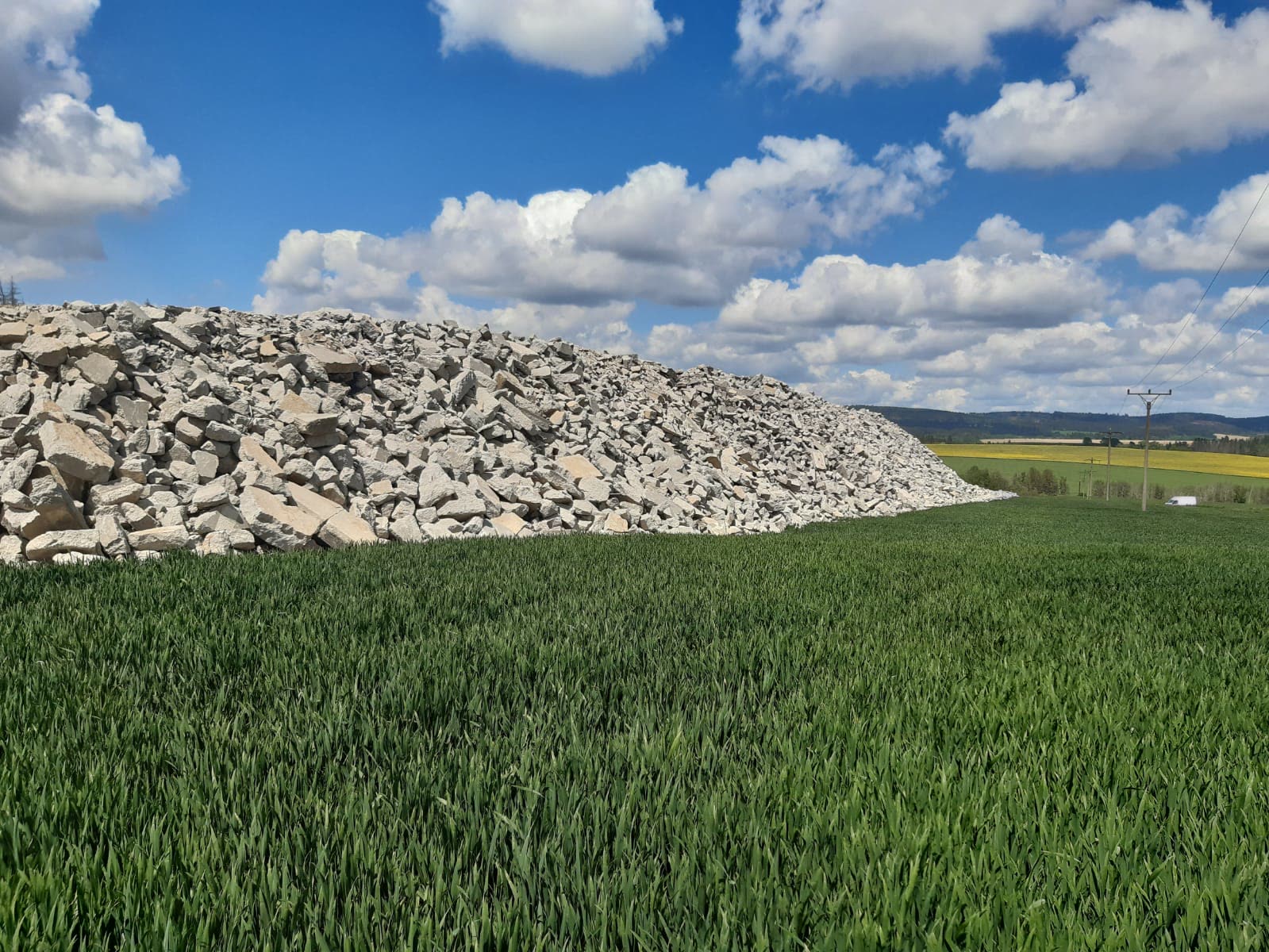 Drcení betonu · dálnice D1 — foto 3