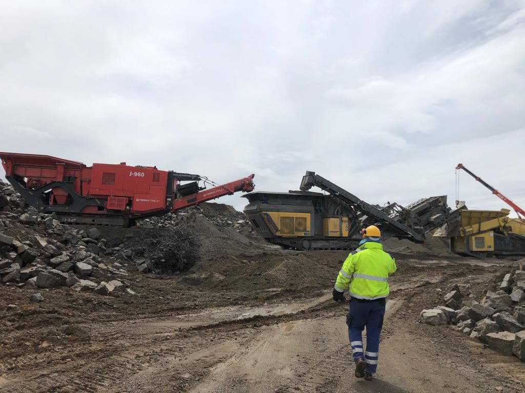 Drcení betonu · dálnice D1 — foto 4